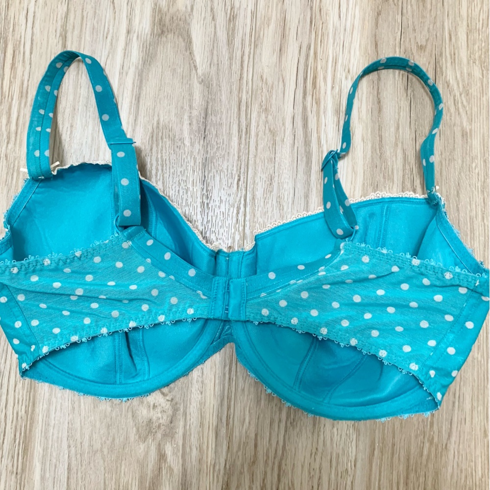 Freya Polka Dot Balconette Bra 38G - Picture 3 of 3